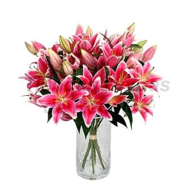 Florero 18 | Arreglos florales en Floreros de Vidrio | Floreros con Rosas - Whatsapp: 980660044