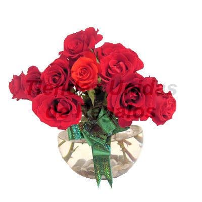 Envio de Regalos Florero 27 | Arreglos florales en Floreros de Vidrio | Floreros con Rosas - Whatsapp: 980660044