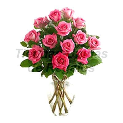 Envio de Regalos Florero 29 | Arreglos florales en Floreros de Vidrio | Floreros con Rosas - Whatsapp: 980660044