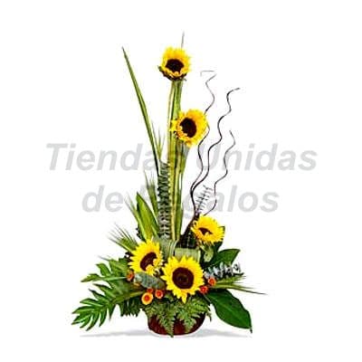 Arreglo de  Girasoles 14 | Arreglo de  Girasoles | Arreglos Florales con Girasoles | Arreglo de Gira - Whatsapp: 980660044